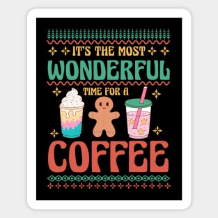 It's the most wonderful time for a Coffee Sticker